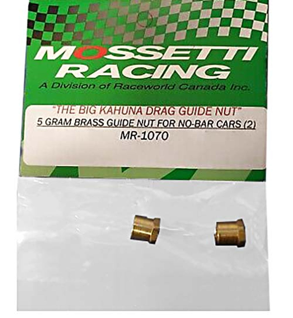 Mossetti Big Kahuna 5 Gram Brass Guide Nut (2-pack)