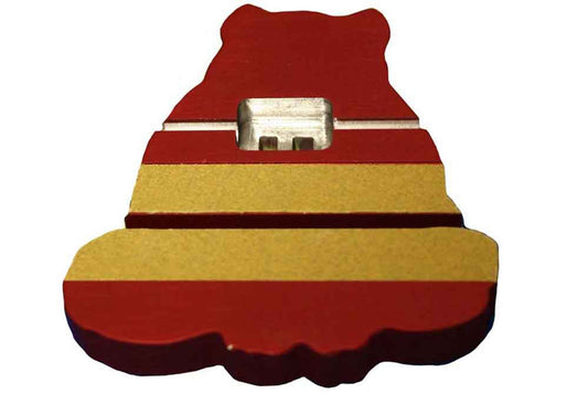 Pooh Bear Motor Brush Radius Fixture & Guide Sanding Tool