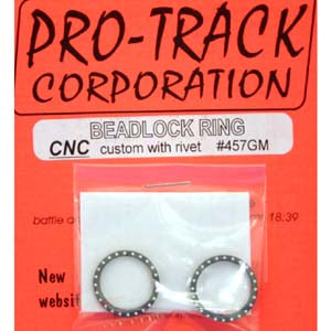 Pro-Track Beadlock Ring (Gunmetal w/rivets) #475GM