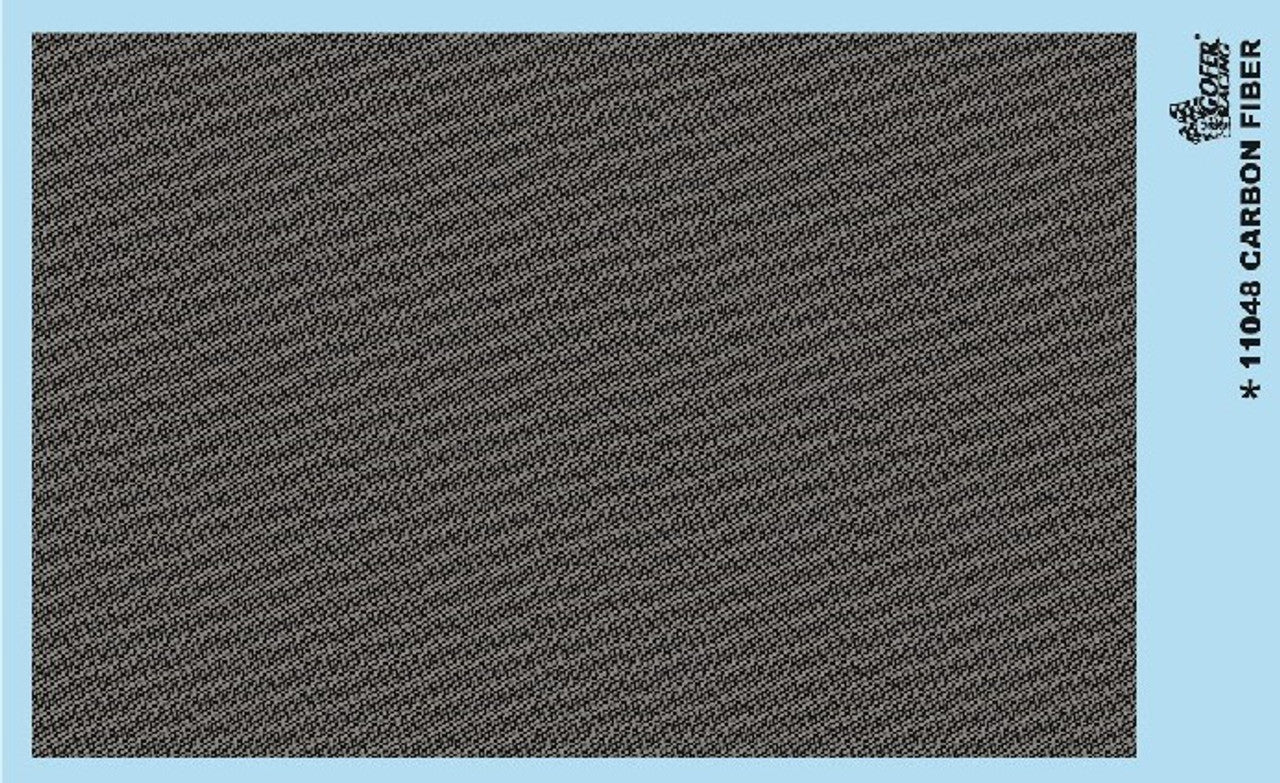 11048 GOFER RACING DECALS   CARBON FIBER