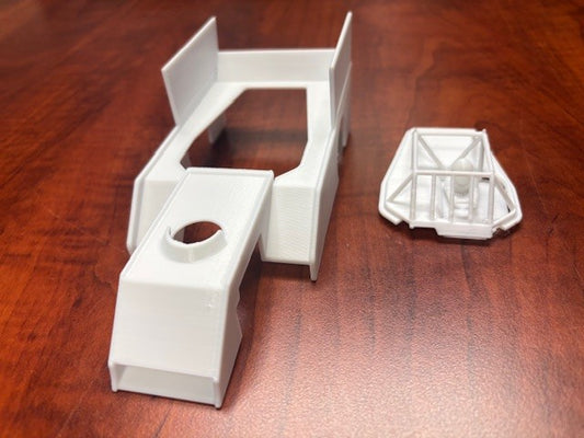 3D printed Speedrome Outlaw Figure 8 body With Interior, Cage and Drive