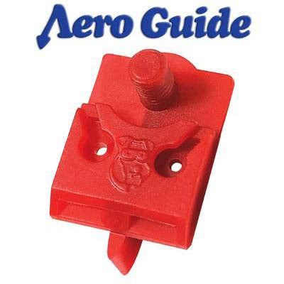 (1 EACH) MAR130C  MID-AMERICA AERO GUIDE RED NYLON CUT DOWN/THREADED