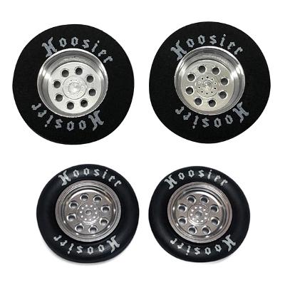 MAR4767 MID-AMERICA DRAG LITE TIRE SET 1 3/16 X .400 SILVER