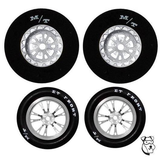 MAR5667  MID AMERICA NEW V-Series Rears - 1-3/16" Dia. x .400" Wide - Silver SET