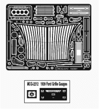 MCG 1939 Ford Grille and Detail Set