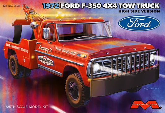 Moebius 1972 Ford F-350 4X4 Tow Truck (High Side Version)