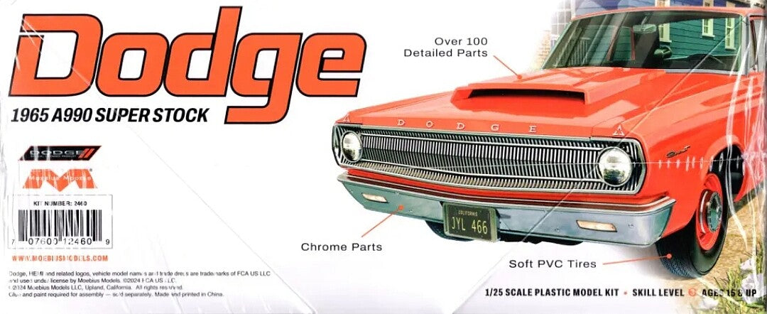 Moebius Dodge 1965 A990 Super Stock