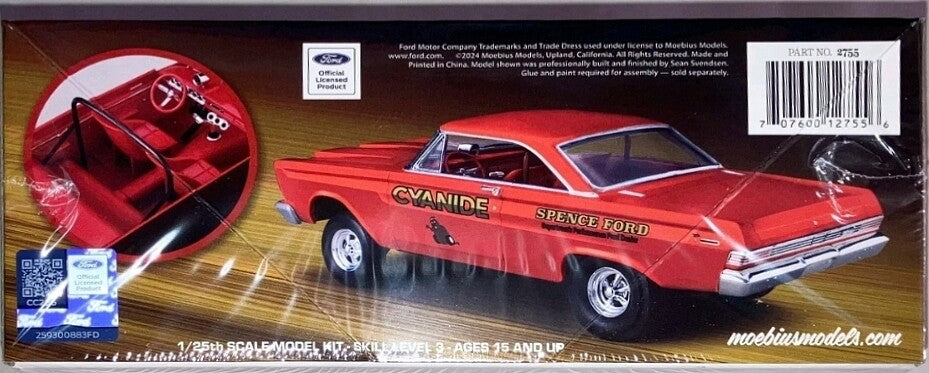 Moebius 1966 Mercury Comet Cyclone B/FX