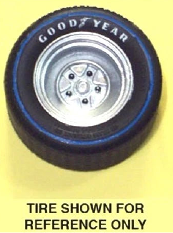 PPP 1960's-70's Holman Moody Style 10" Wide Wheels #HM-10