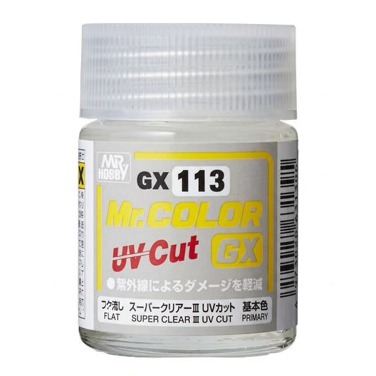 Mr. Hobby Mr. Color GX113 Super Clear III - UV Cut Flat