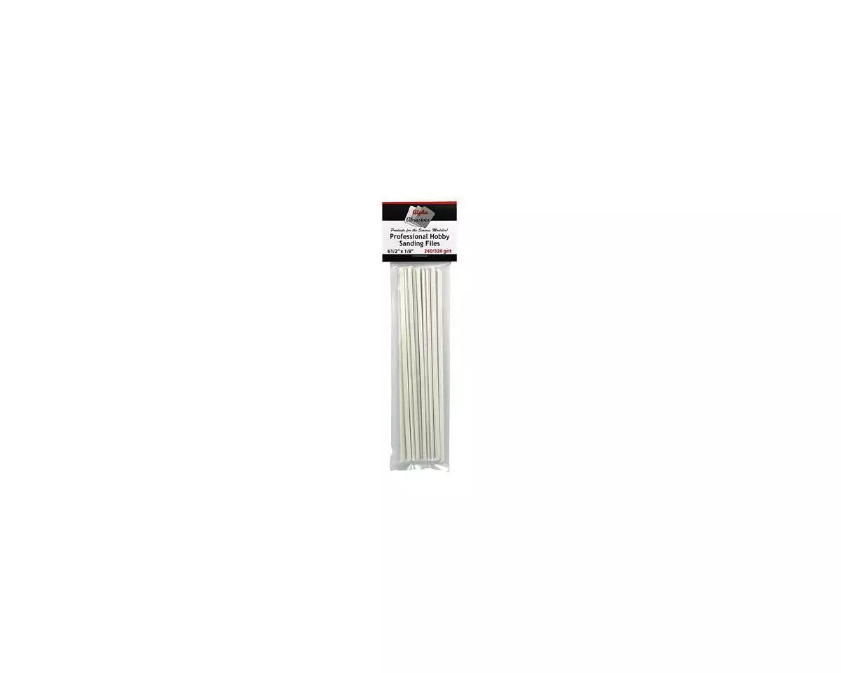 Alpha Abrasives 1/8" Professional Sanding Files - Fine [ALB0307]