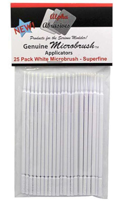 Alpha MicroBrush White: Superfine Applicator (25/pk) 1303
