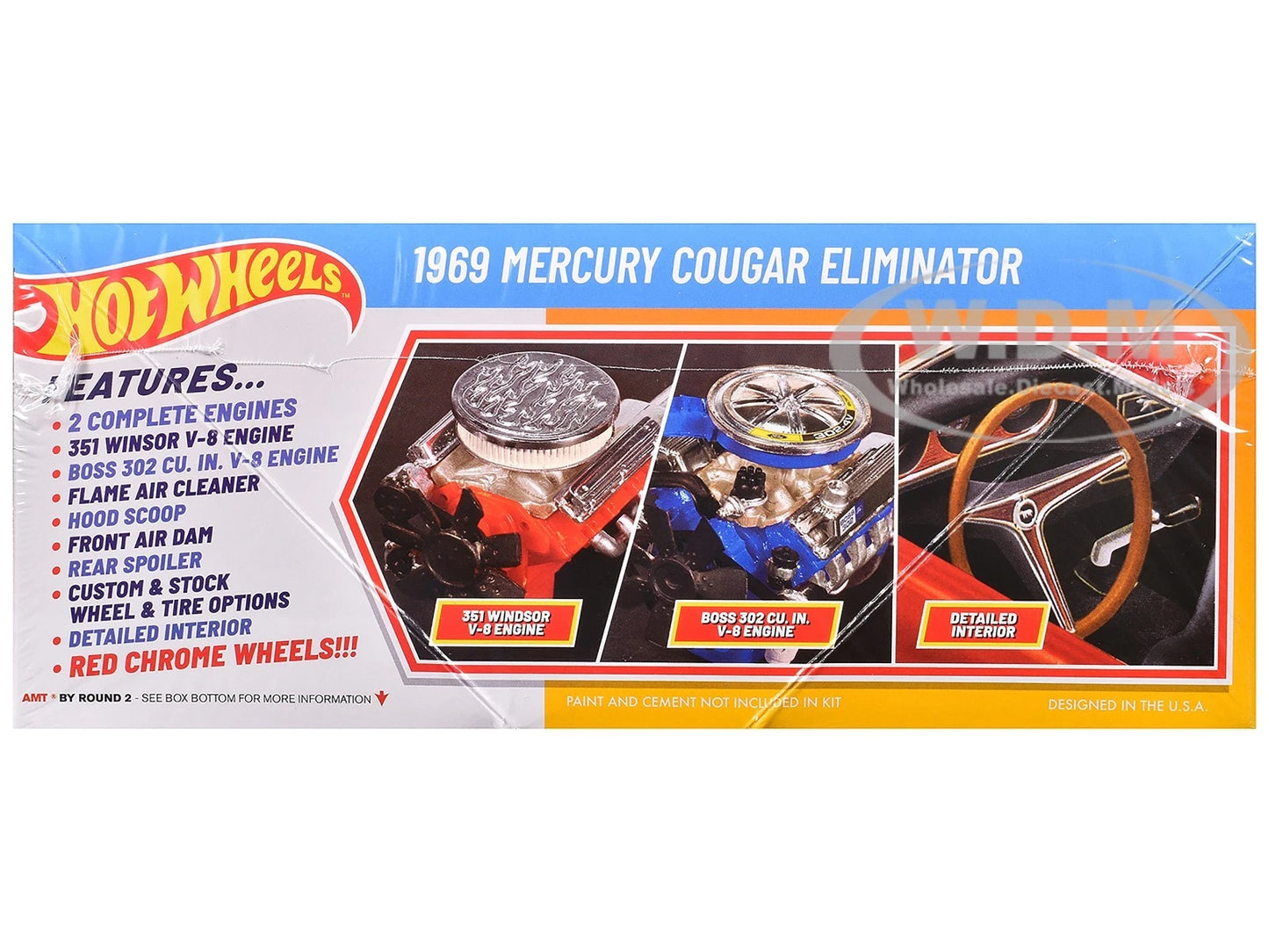 AMT 1969 Mercury Cougar Eliminator - Hot Wheels Edition