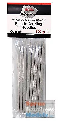 APA0401 Alpha Abrasives Plastic Sanding Needles - Coarse (150 grit)