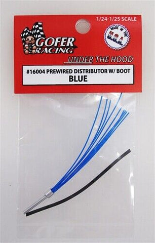 Gofer Racing 16004 Wired Distributor W/Boot Blue