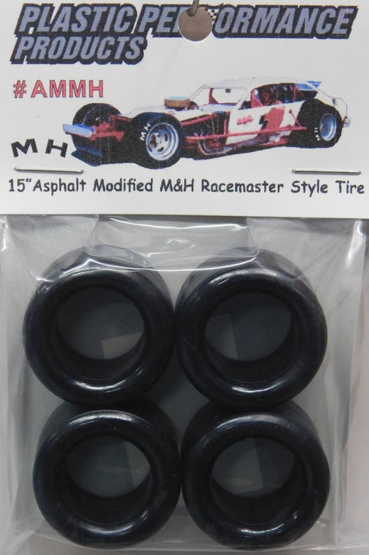 PPP 15" Asphalt Modified M&H Racemaster Style Tire #AMMH