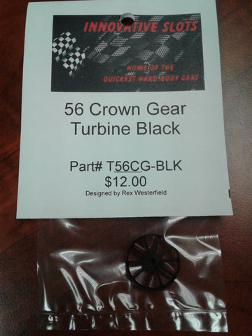 Turbine 56 Tooth Crown Gear T56CG-BLK