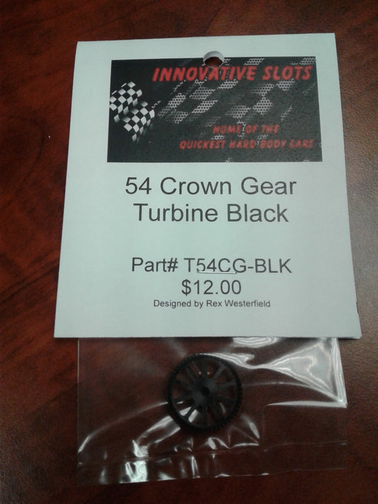 Turbine 54 Tooth Crown Gear T54CG-BLK