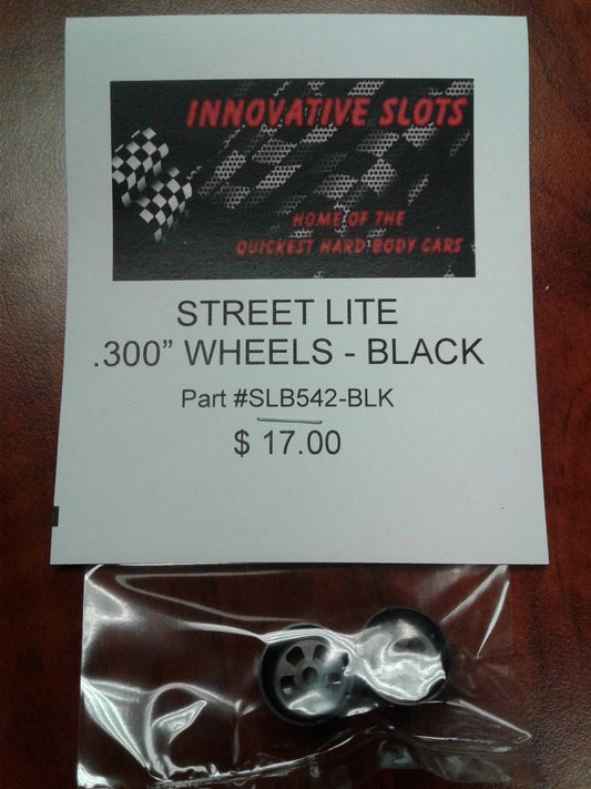 STREET LITE .300" WHEELS SLB542 BLACK
