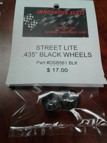 STREET LITE .435" WHEELS SLB561 BLACK