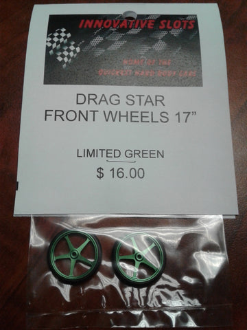 DRAG STAR FRONT WHEELS 17" LIMITED GREEN
