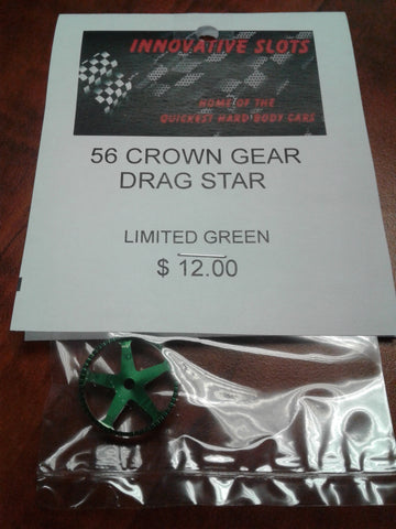 56 CROWN GEAR DRAG STAR LIMITED GREEN