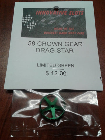 58 CROWN GEAR DRAG STAR LIMITED GREEN