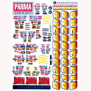 PAR771 - Stock Car Fenders & Sticker Sheet
