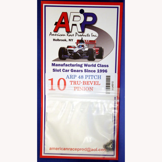 ARP4810A - 48 pitch Tru bevel stainless steel 10 tooth pinion gear