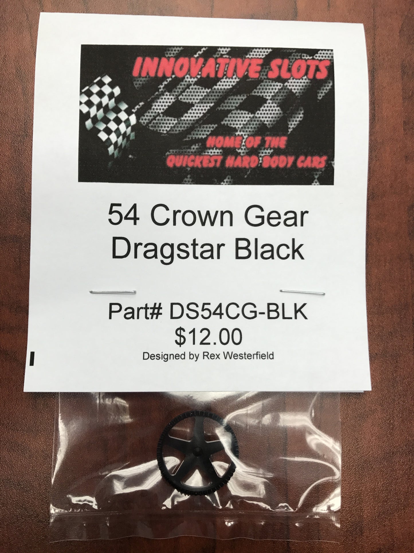 Dragstar 54 Tooth Crown Gear DS54CG-BLK