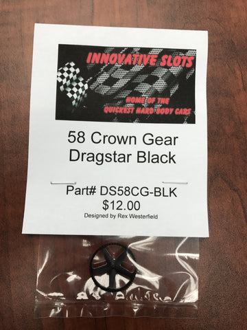 Dragstar 58 Tooth Crown Gear DS58CG-BLK