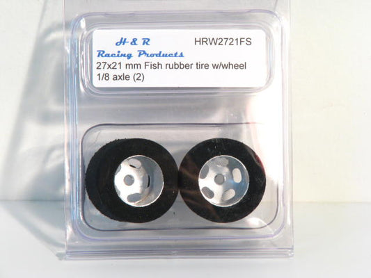 HR1206-27X 21mm Fish Foam Tire 1/8th axle (2pcs) Fairgrounds