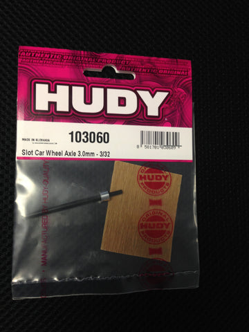 Hudy Truer Wheel Axle 3/32 103060 - Innovative Slots