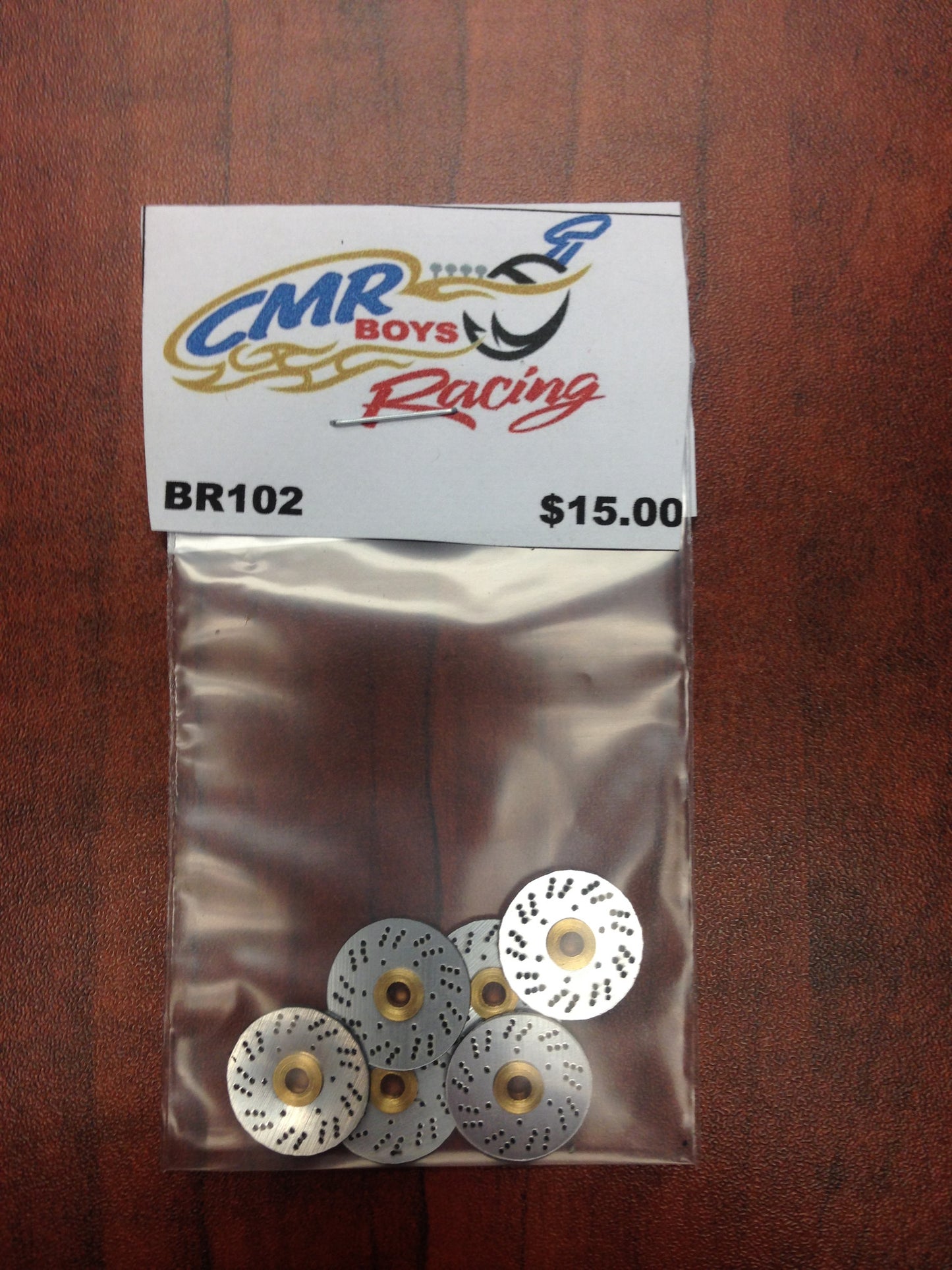 CMR RACING LARGE REAR ROTORS HOLES BR102