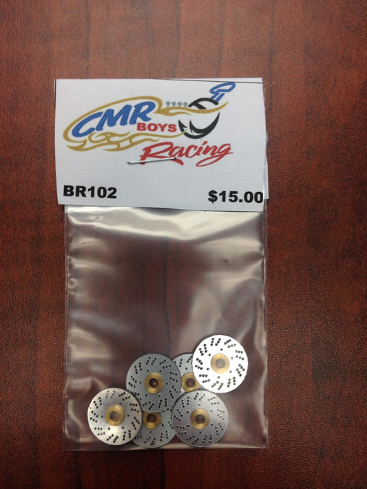 CMR RACING LARGE REAR ROTORS HOLES BR102