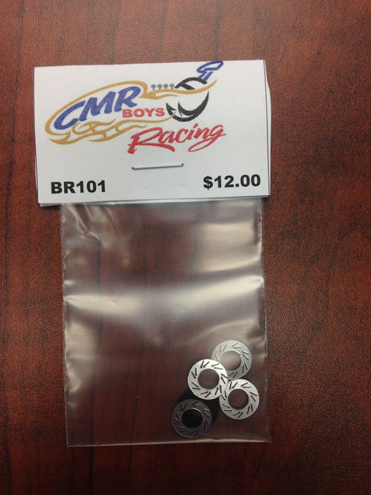 CMR RACING SMALL FRONT ROTORS SLOTED BR101