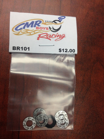 CMR RACING SMALL FRONT ROTORS HOLES BR101