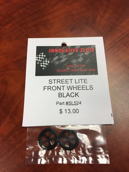 STREET LITE FRONT WHEELS BLACK SL524