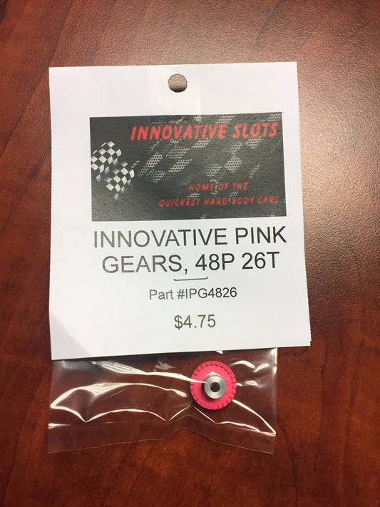 INNOVATIVE PINK GEAR 26 TOOTH 48 PITCH INN26