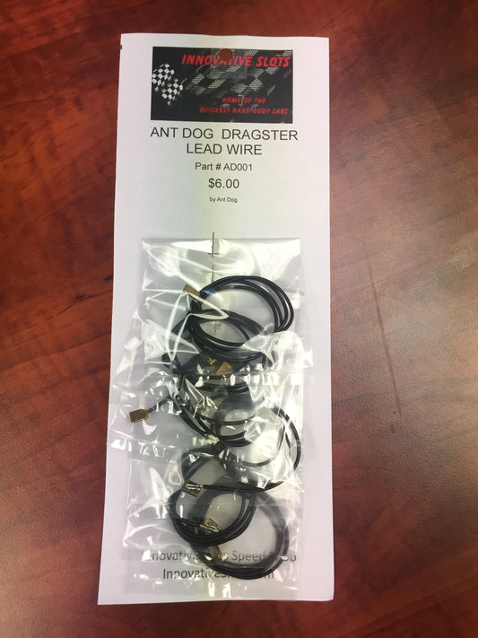 ANT DOG BLACK LEAD WIRE WITH CLIPS AD002