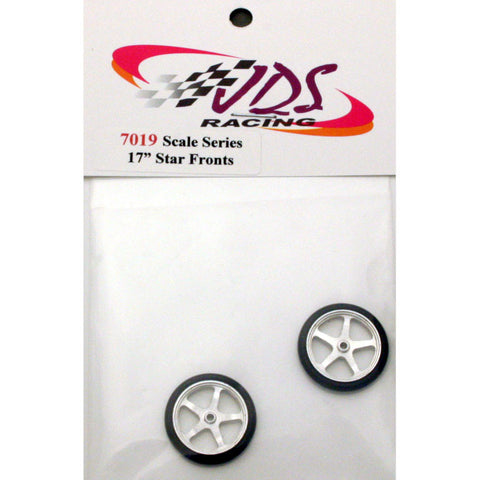 JDS7019 JDS SCALE SERIES 17" STAR FRONT WHEELS - Innovative Slots