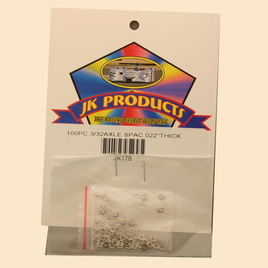 JKP178 3/32 AXLE SPACER .022 THICK .50 PAIR - Innovative Slots