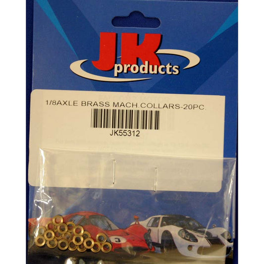 JKP 1/8 AXLE MACHINED BRASS COLLARS (20) -JKP55312