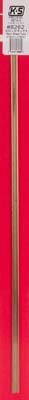 K&S RECTANGULAR BRASS TUBE 3/32x3/16x12  KS8262