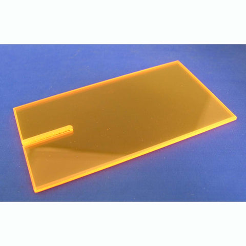 LKY1006FO LUCKY BOB ACRYLIC BLOCK- FLUORESCENT ORANGE
