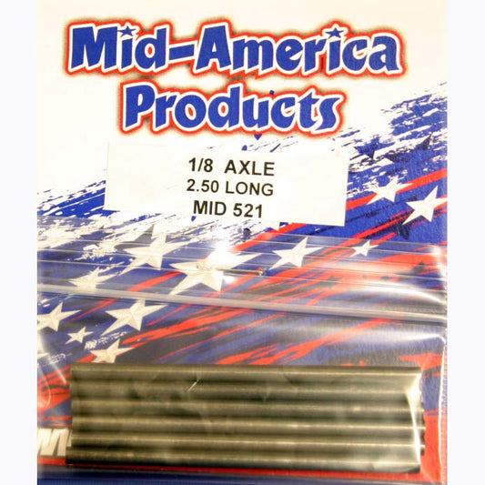 MAR521 - 2 1/2" 1/8" axles