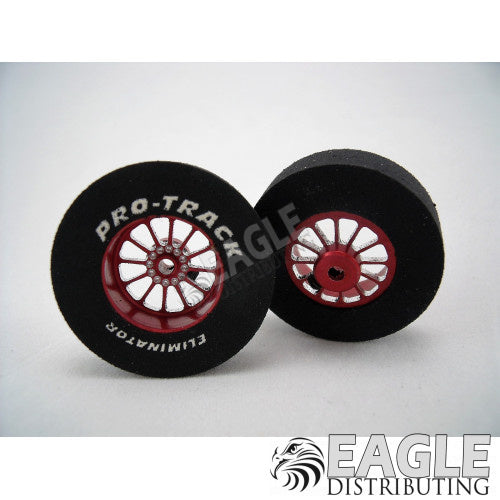 3/32 x 1 3/16 x .300 Red Turbine Drag Wheels PRON402ER