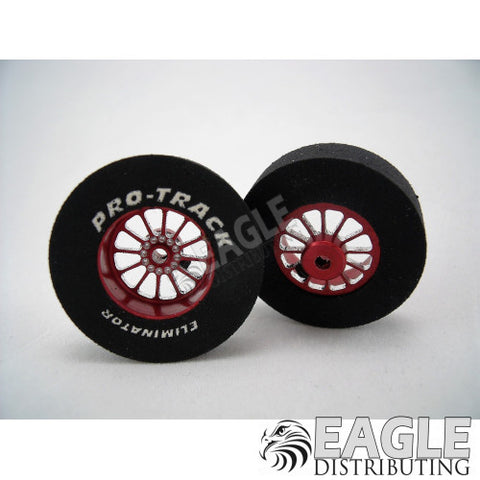3/32 x 1 3/16 x .300 Red Turbine Drag Wheels PRON402ER