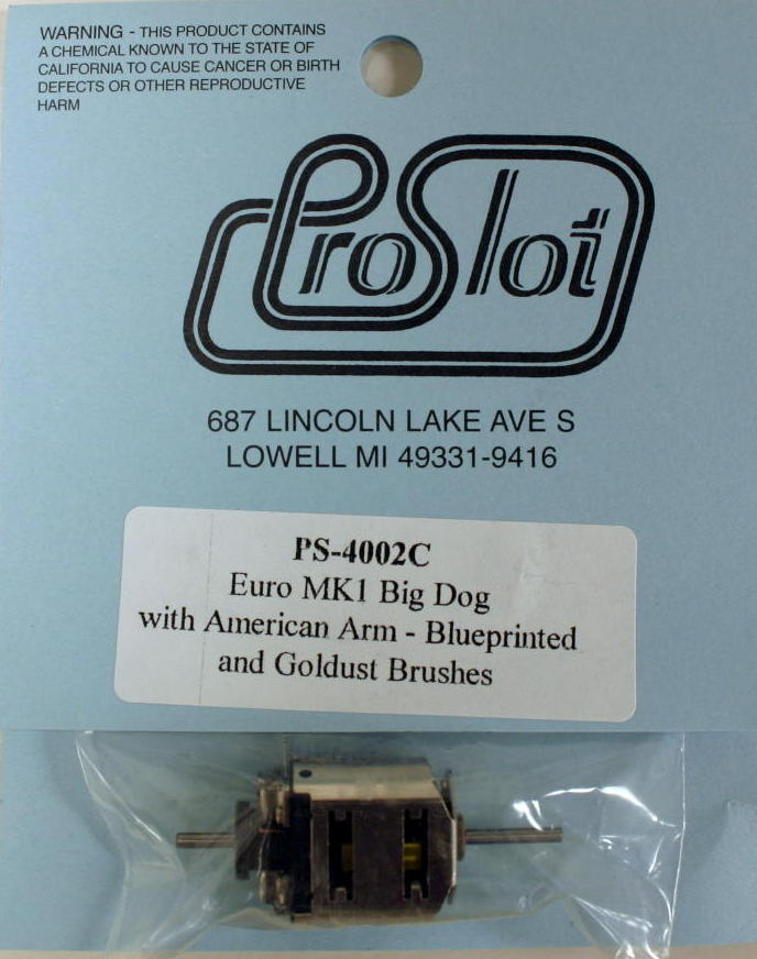 PSL4002C-PROSLOT EURO MK1 MOTOR W/BIG DOG ARM