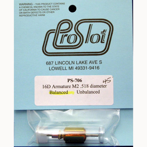 PSL706-45B PROSLOT 16D ARM M2 .518 BAL 45 DEGREE - Innovative Slots